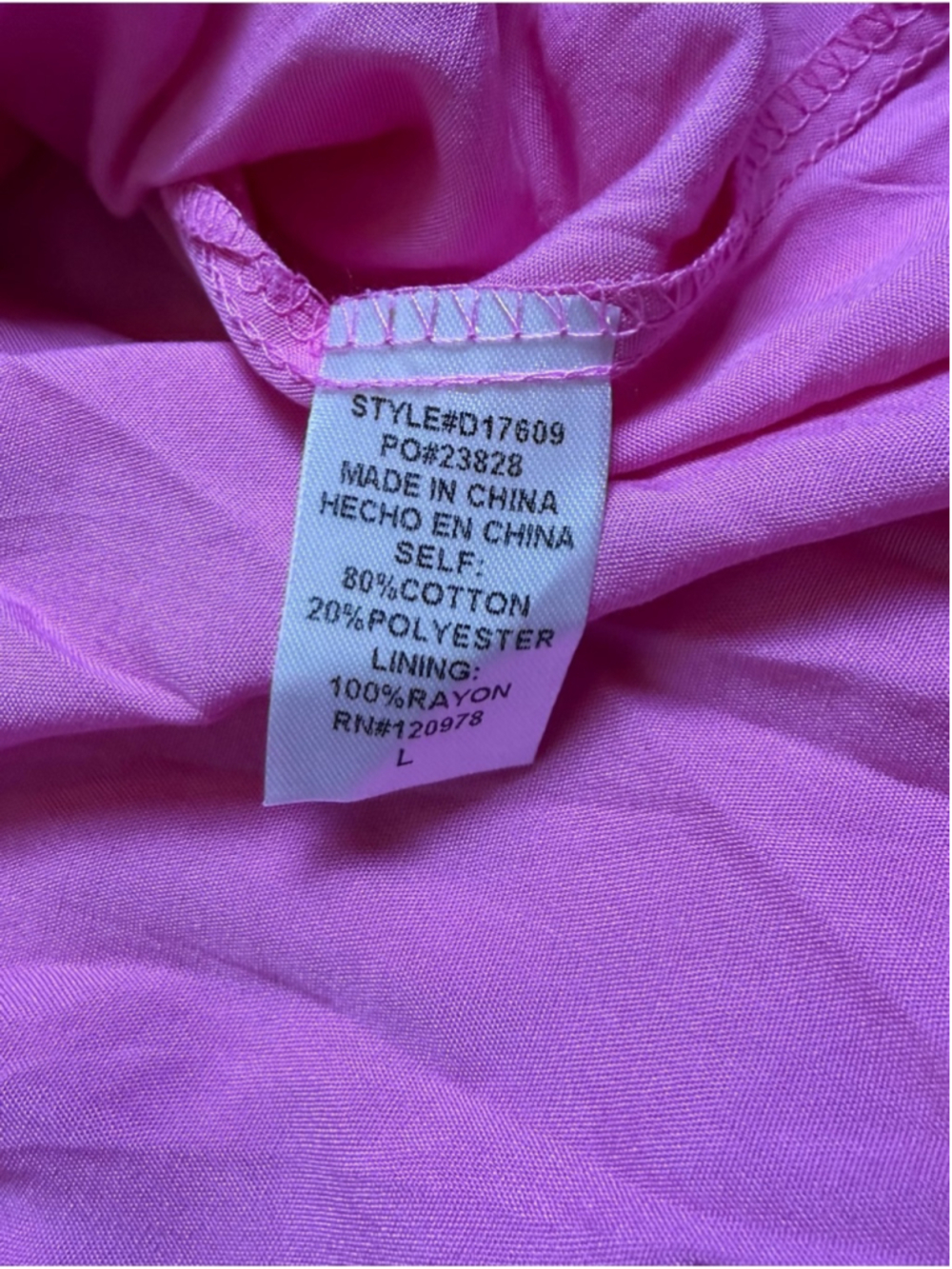 entro Pink Pleated Ruffle V-Neck Mini Dress Size Large Coquette Barbiecore - Picture 4 of 8